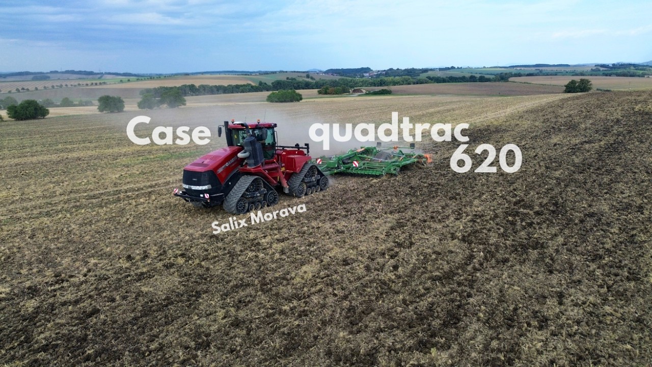 🇨🇿Case Quadtrac 620😈☆ Salix Morava☆ RED Beast in field😍