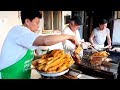 【雪鱼探店China food travel】济南网红油条，大叔摆摊干48年 Famous fried food only available at breakfast