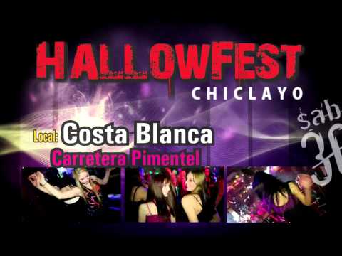 Hallowfest 30 de octubre en la costa blanca Chiclayo