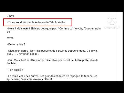 2bac il était une fois un vieux couple heureux contrôle N1 semestre 2 الفرض الأول الدورة التانية