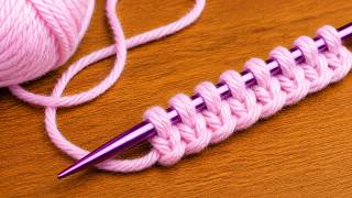 Genialer Trick: Dieses Strickmuster sieht schwer aus - ist es aber nicht