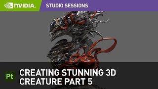 Creating Stunning 3D Creature w/ Zhelong Xu Part 5: Texturing & Coloring screenshot 1