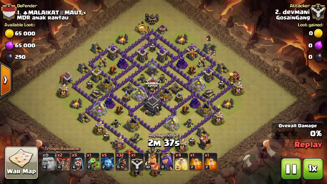 Th9 low hero 3 star attack | Low heroes th9 war attack | Clash of clans