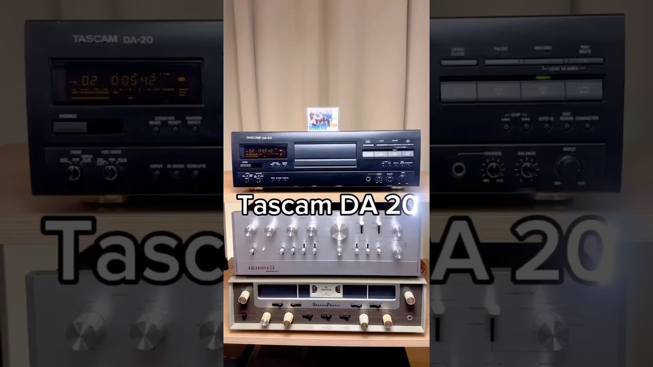 🎥 Tascam DA-20 | Vintage DAT Recorder from 1995 #shorts - YouTube