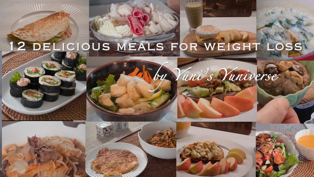 [ENG]🇺🇸미국일상/🍱12가지 건강하고 맛있는 다이어트 식단/12 Healthy and Delicious Meals for weight loss/