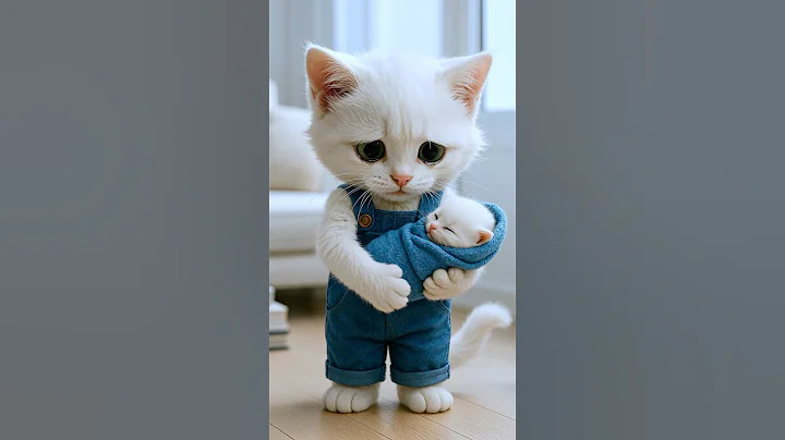 Watch the video about 😿 Jealous Kitten?! 💥 A Family's Healing ♥️ Journey #aicat #funny #cutecat