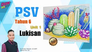 PSV Tahun 6 Unit 1 Gambaran Minda | KAMPUNGKU | Lukisan Media Kering
