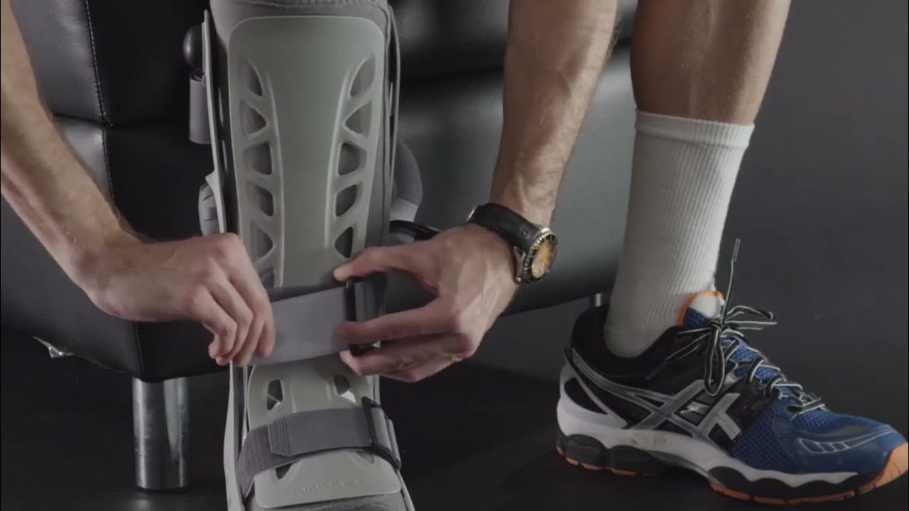 How To Fit The Airselect Standard Walking Boot YouTube