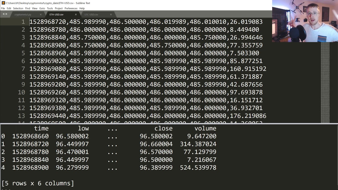 Cryptocurrency-predicting RNN intro - Deep Learning w/ Python, TensorFlow and Keras p.8