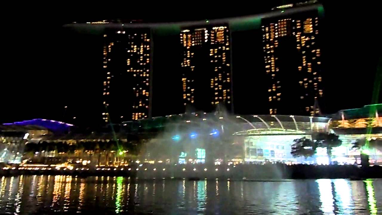 Marina Bay Light Show YouTube