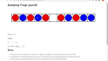 Jumping Frogs Puzzle   Chrome 2020 05 28 22 16 40