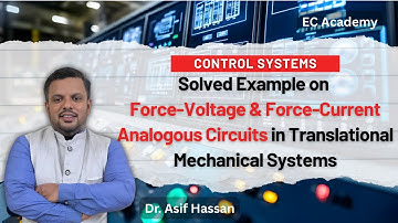 Solved Example | Force-Voltage & Force-Current Analogous Circuits in Translational Systems