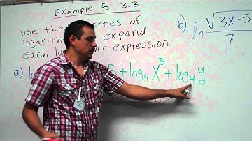 Section 3.3 Example 5 Expanding Logarithmic Expressions