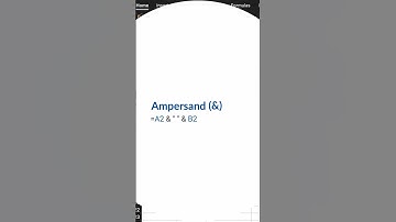 The Fastest Way to Combine Text in Excel! #exceltips