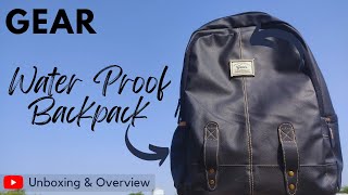 Gear Classic Anti theft Laptop Backpack | Gear Faux Leather 20L Bag | College Bag Under 1000 #gear