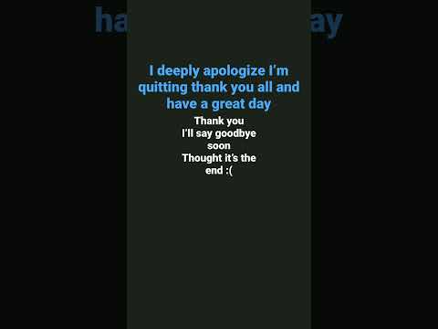 I have not gotten hate I might start a new channel I’ll post its name after I make it the I’ll quit