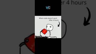 When Code doesn't work #shorts #coding #programmer
