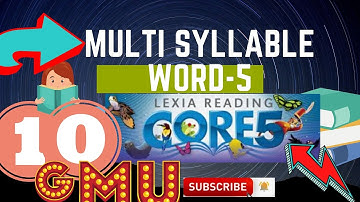 How to Practice Multi-Syllable Words using Lexia Core 5 level 10 |How to write Multi Syllable Word?