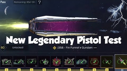 Testing New Legendary J358 Fin Funnel v Gundam Call Of Duty Mobile