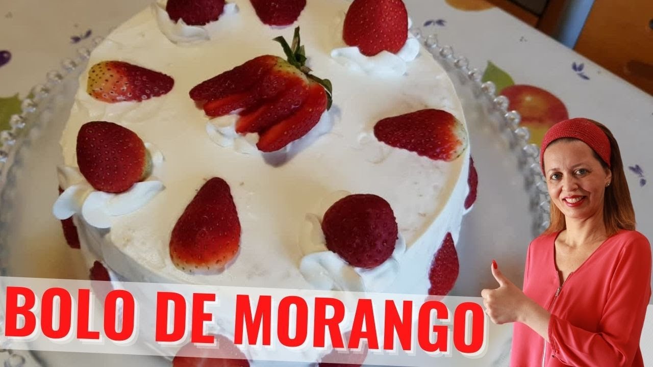 bolo de morango com chantilly facil [Receita passo a passo]