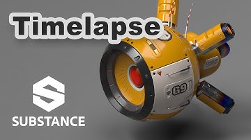 🎬 Drone 3D Painting Timelapse - Substance Painter Texturing