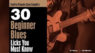 Video thumbnail of "Corey Congilio's 30 Beginner Blues Guitar Licks You MUST Know - Intro"