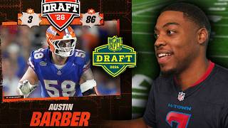 Austin Barber Highlights Reaction | Cleveland Browns - NFL Draft 2026