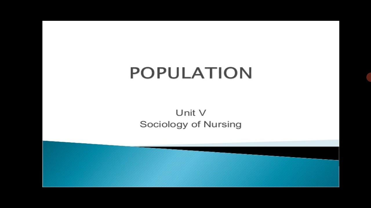 unit- 5 population - YouTube