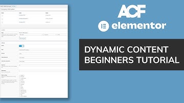 Advanced Custom Fields + Elementor Pro [Beginners Tutorial]