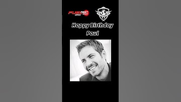 ポールウォーカーの誕生日 / Rest In Peace / We Love You