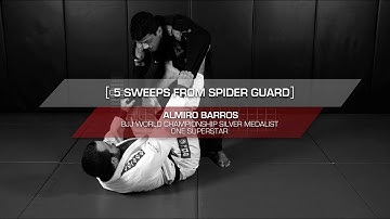 BJJ: 5 Essential Spider Guard Sweeps | Evolve University