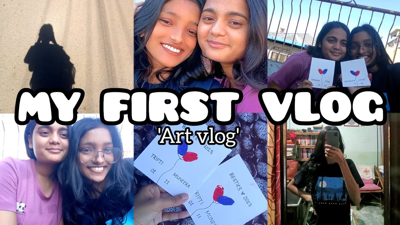 My First Vlog ️/ Art vlog . YouTube