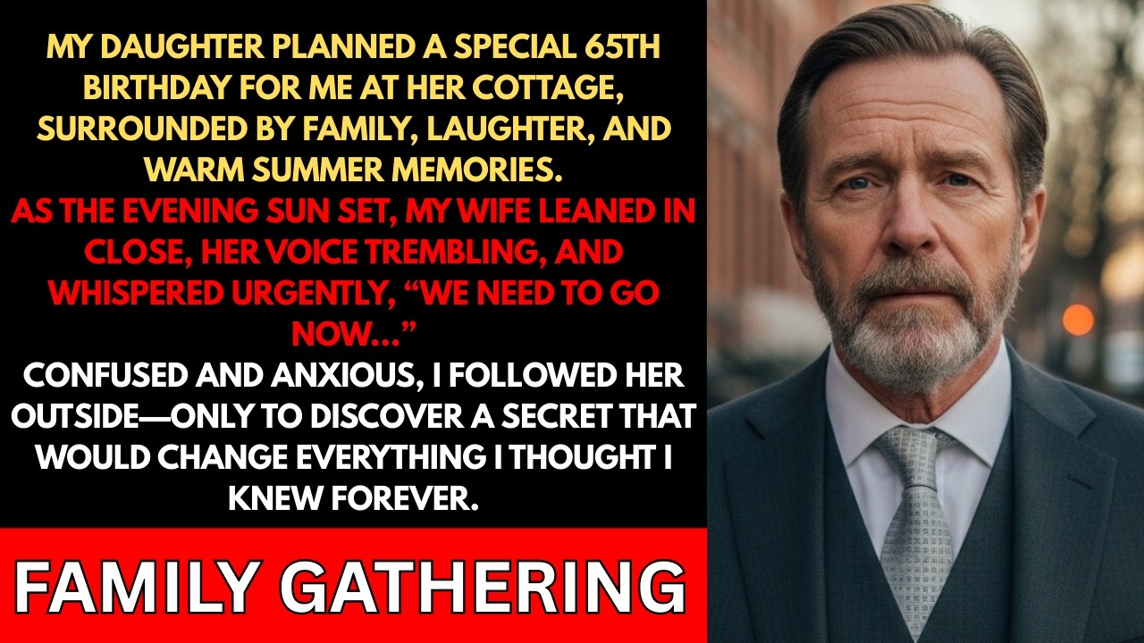 My Daughter Organized My 65th Birthday At Her Cottage When My Wife Breathed, “We Need To Go Now...”