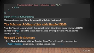 How to Easily Add a Link to a Font Awesome Icon in ReactJS