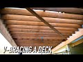 How To Make Your Deck Sturdy With V-Bracing || Dr Decks