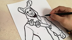 Como Dibujar Al Conejo Saqueador De Fortnite How To Draw Rabbit - como dibujar personajes de fortnite playlist