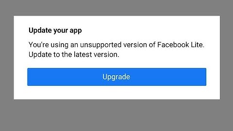 Facebook Lite update problem Slove 31 August 2022