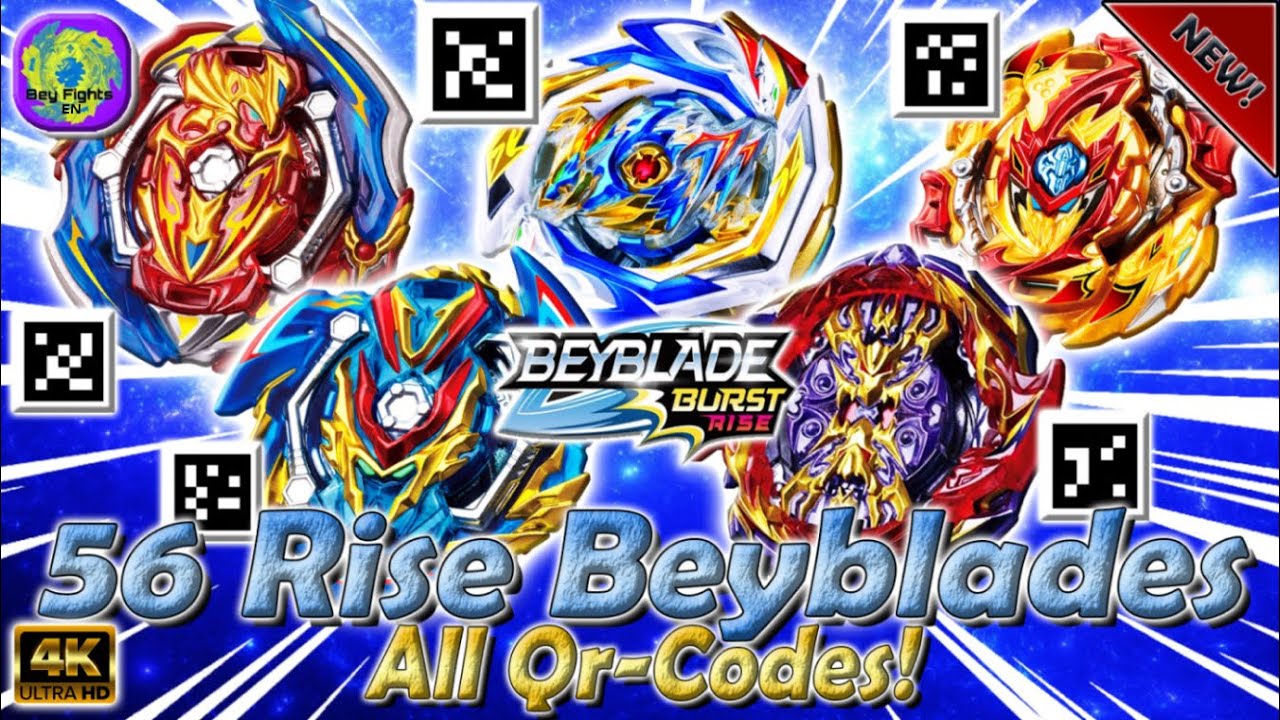 All Qr Codes Beyblades Rise Beyblade Burst Rise YouTube