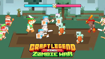 CRAFT LEGEND PIXEL ZOMBIE WAR  Gameplay Walkthrough Part - 1