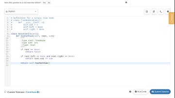 LeetCode 112. Path Sum