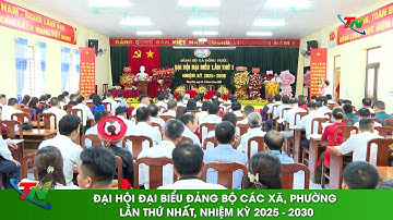 Đại hội Đại biểu Đảng bộ các xã, phường lần thứ nhất,  nhiệm kỳ 2025 - 2030