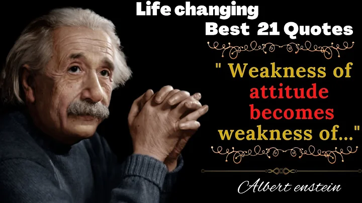 Albert Einstein Best 21 Quotes