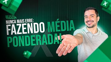 Como calcular média ponderada no Excel!