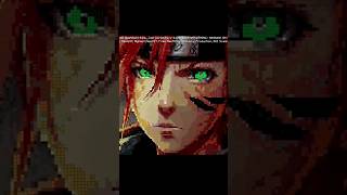 I make Naruto pixel art in Minecraft #Naruto #edit #minecraft #shorts