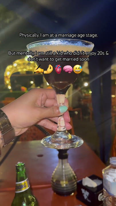 Physically, I am at a marriage age stage.But mentally, I am still a kid who didn’t enjoy 20s ..!