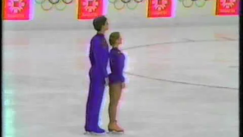 1984 Winter Olympics - Pairs Short Program Jill Watson & Burt Lancon USA