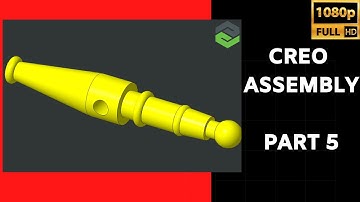 CREO ASSEMBLY TUTORIAL | TAMILCADTUTORIALS | CREO ASSEMBLY TUTORIAL IN TAMIL