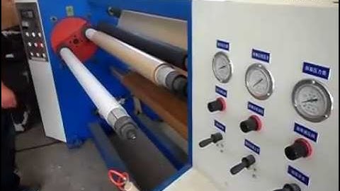 double shaft automatic rewinding machine