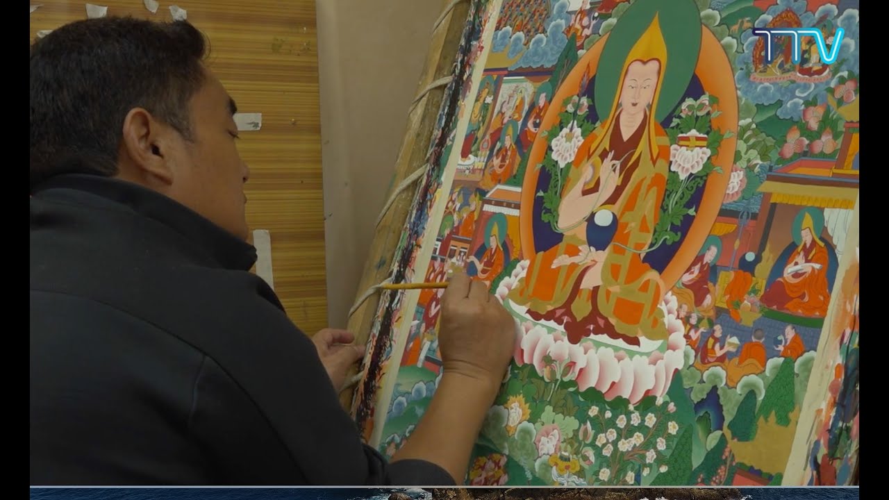 བོད་ཀྱི་སྲོལ་རྒྱུན་ཐང་བྲིས་སྒྱུ་རྩལ་སྐོར།