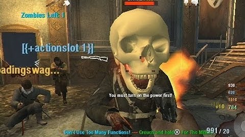 So I Was Put Into A Hacked Wii Zombies Lobby (Black Ops Kino Der Toten)